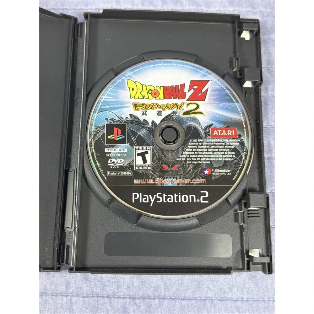 Dragon Ball Z Budokai 2 PS2 PlayStation 2 Tested Working No Manual Game